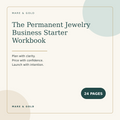 Mare & Gold Permanent Jewelry Business Starter Workbook cover