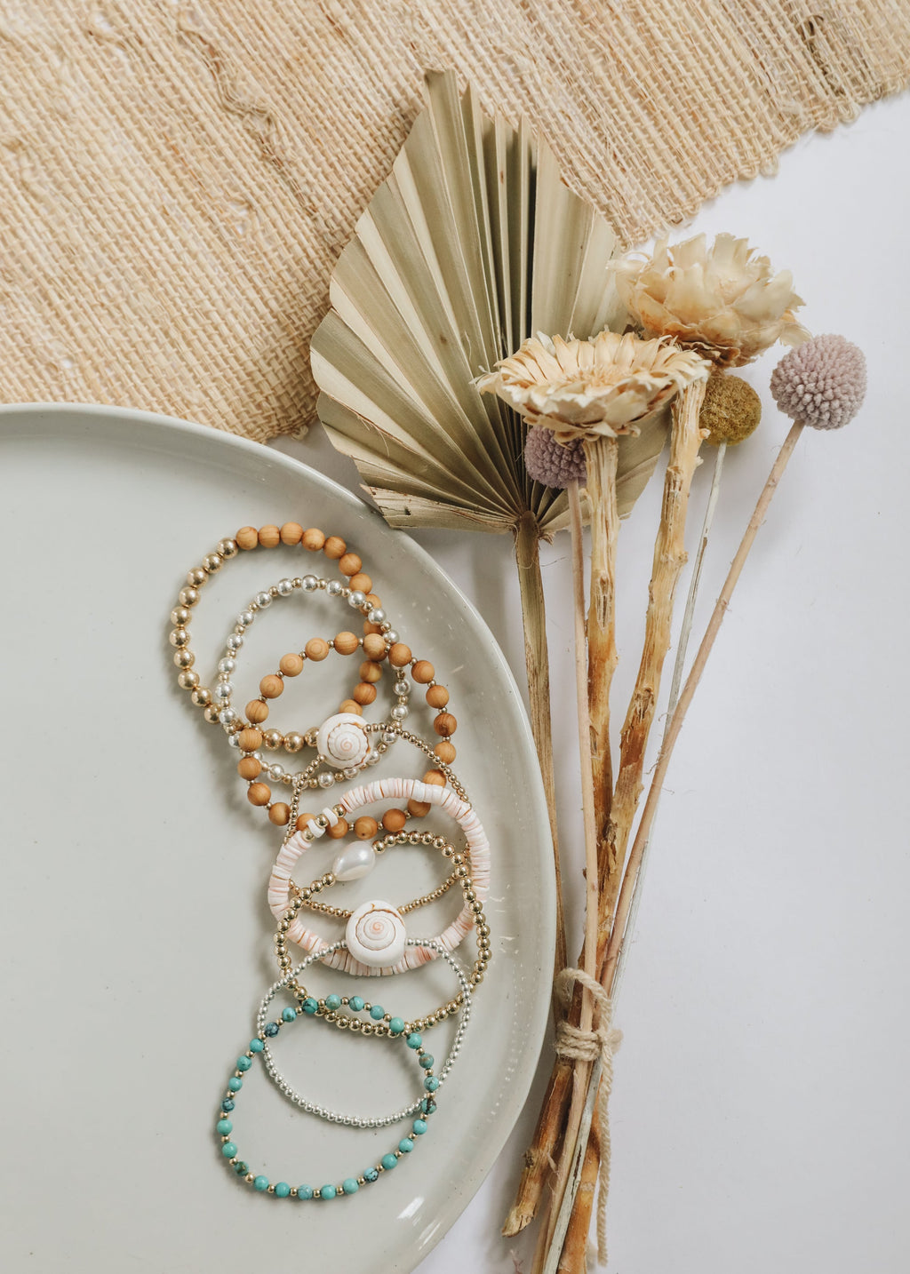 14K Gold-Filled Conch Shell Bracelet or Anklet