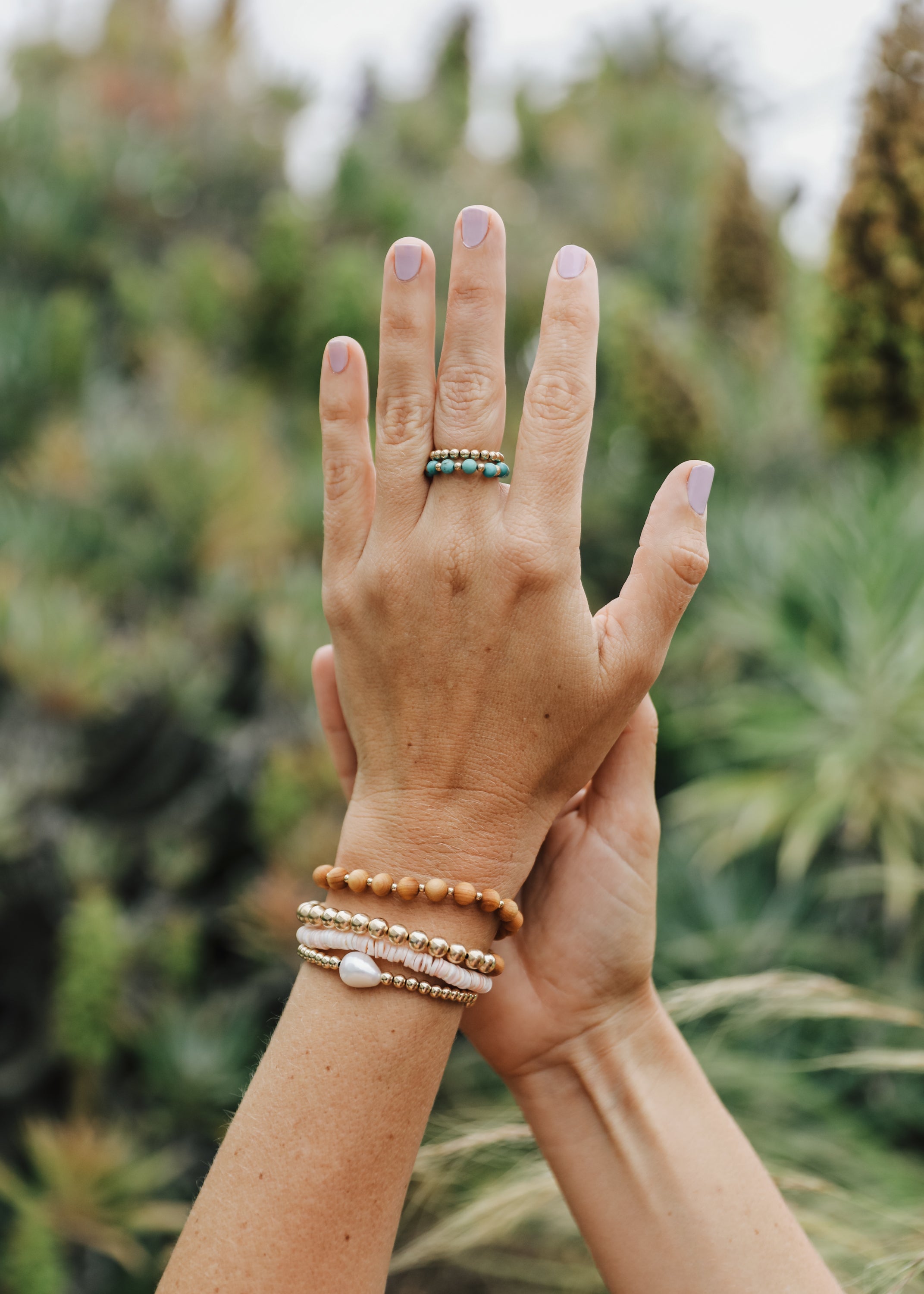 14K Gold-Filled Conch Shell Bracelet or Anklet