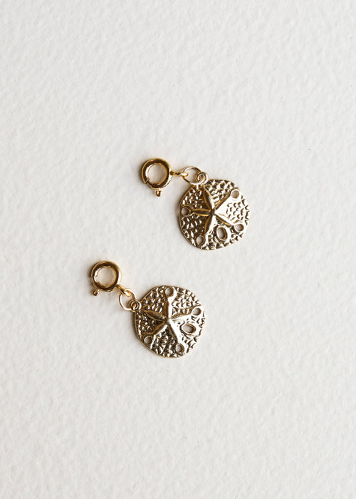14K Gold-Filled Sand Dollar Charm