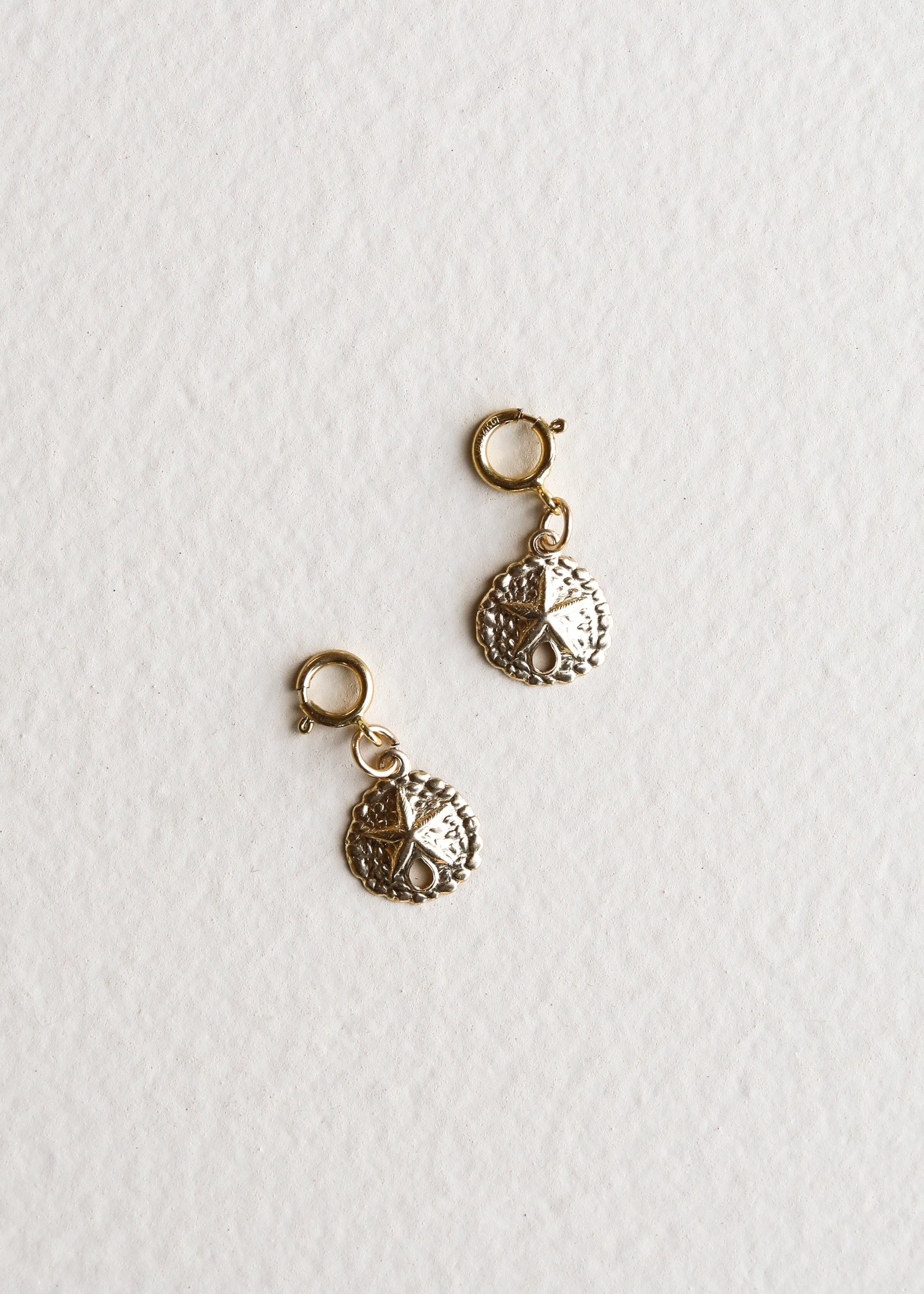 14K Gold-Filled Sand Dollar Charm