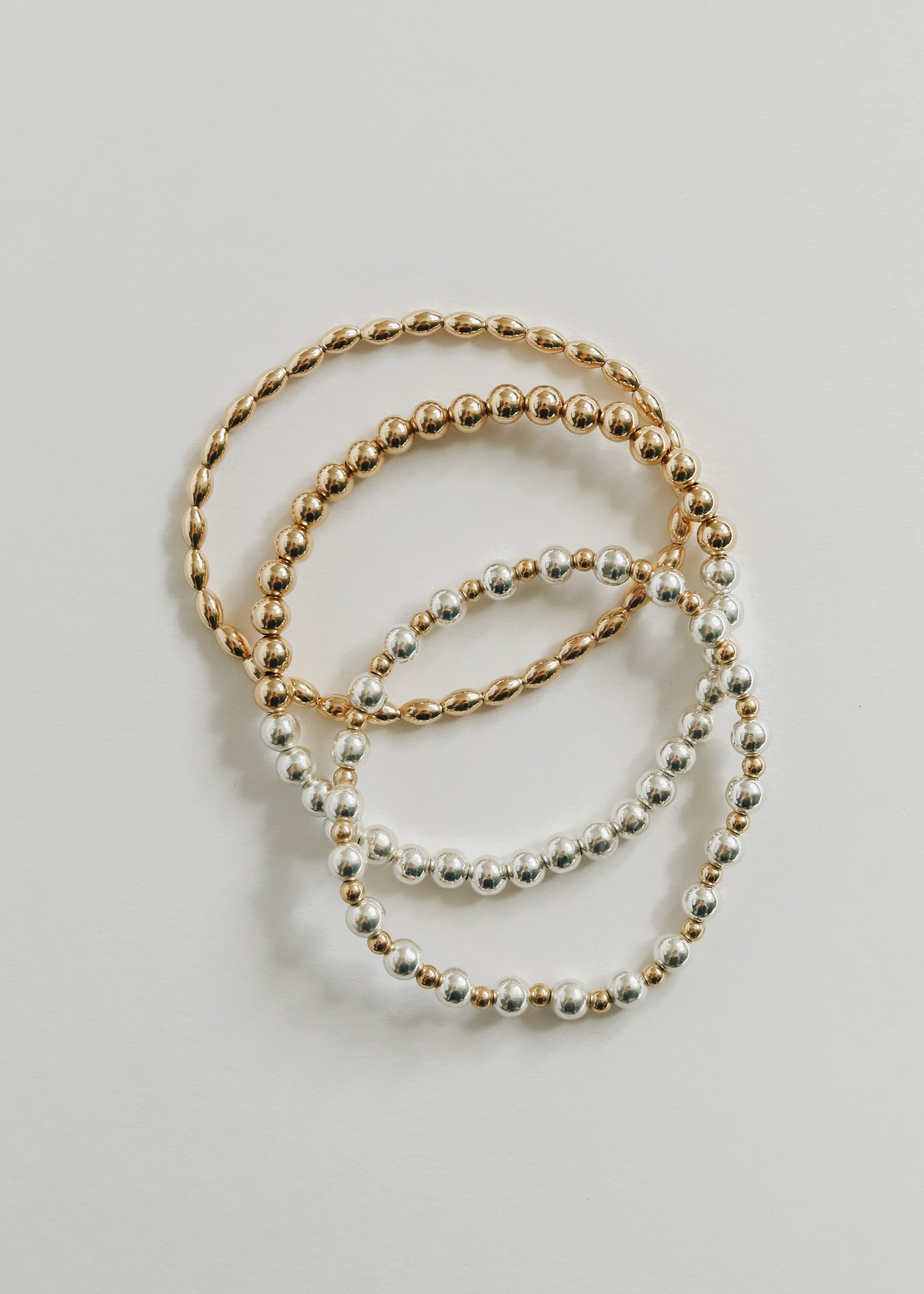 Sterling Silver and 14K Gold-Filled Moon Bracelet