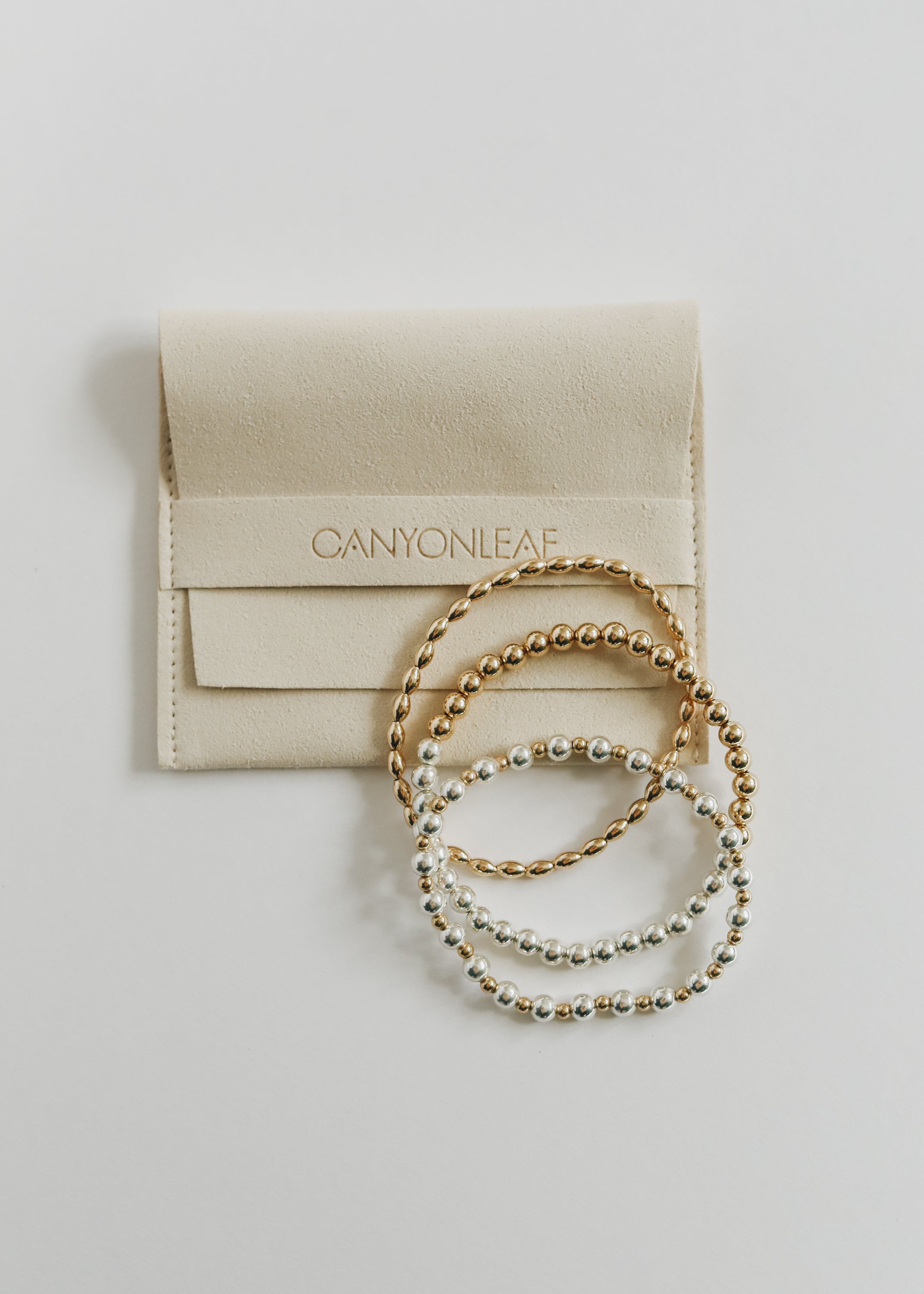Sterling Silver and 14K Gold-Filled Moon Bracelet