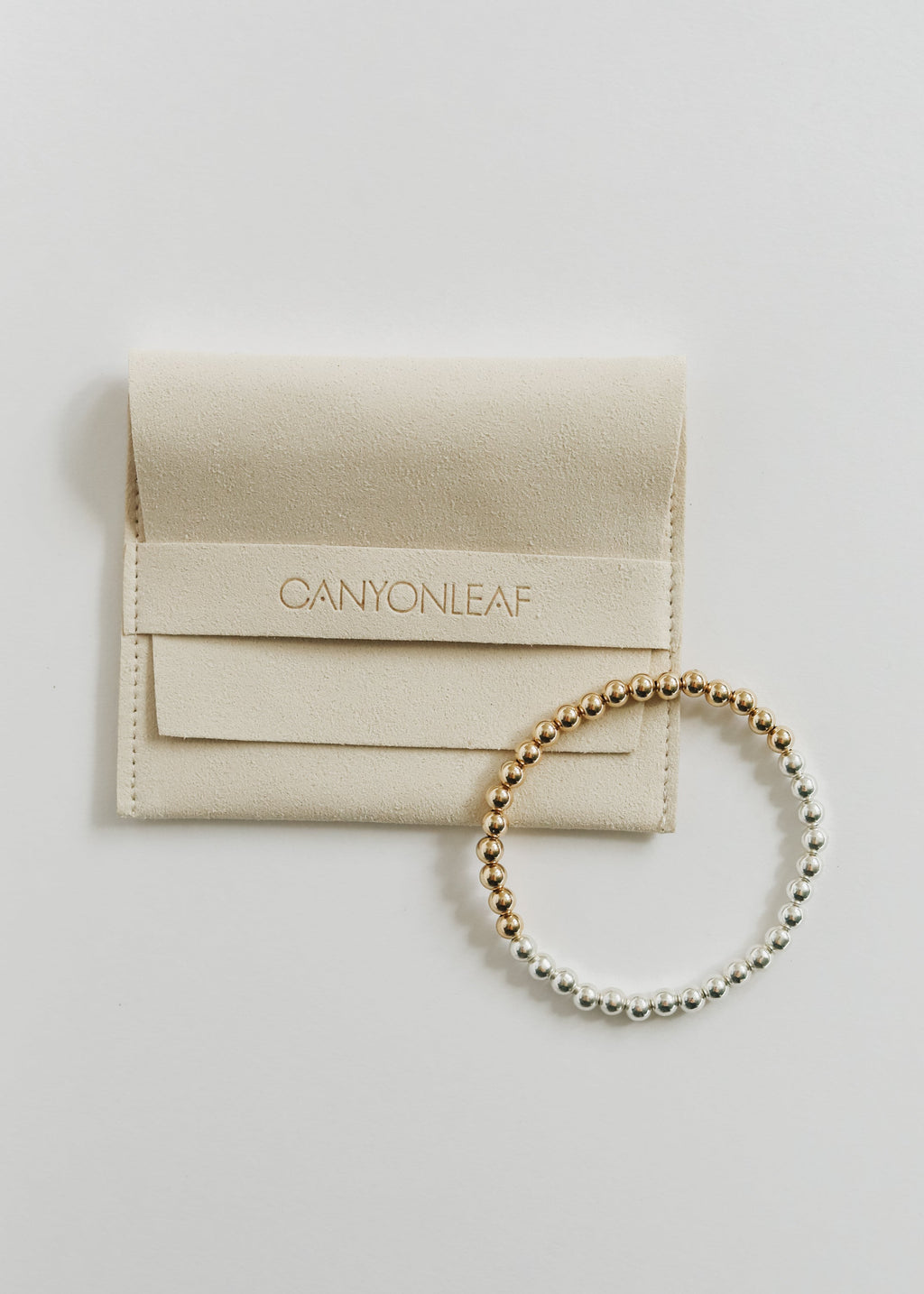 Sterling Silver and 14K Gold-Filled Moon Bracelet
