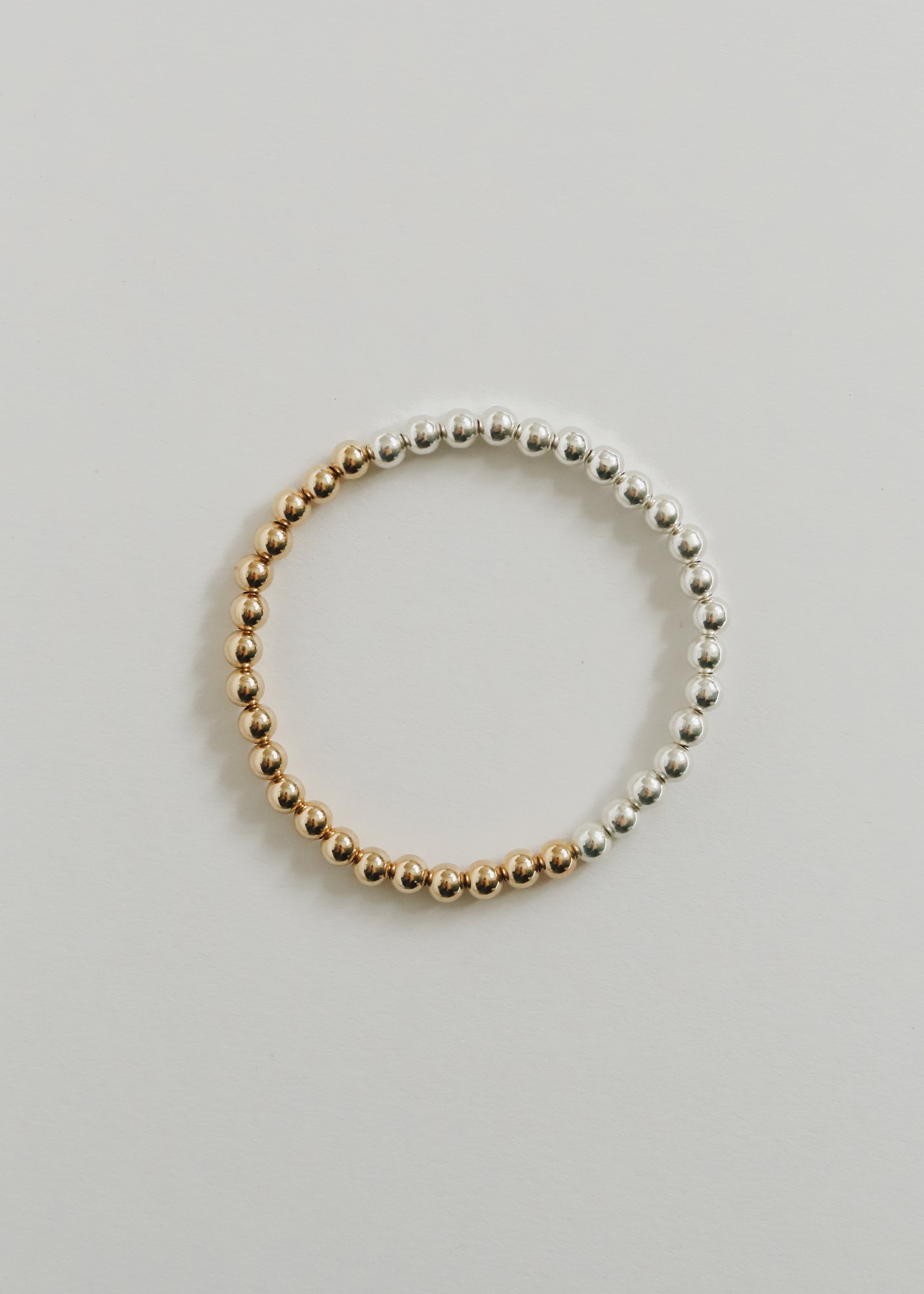 Sterling Silver and 14K Gold-Filled Moon Bracelet