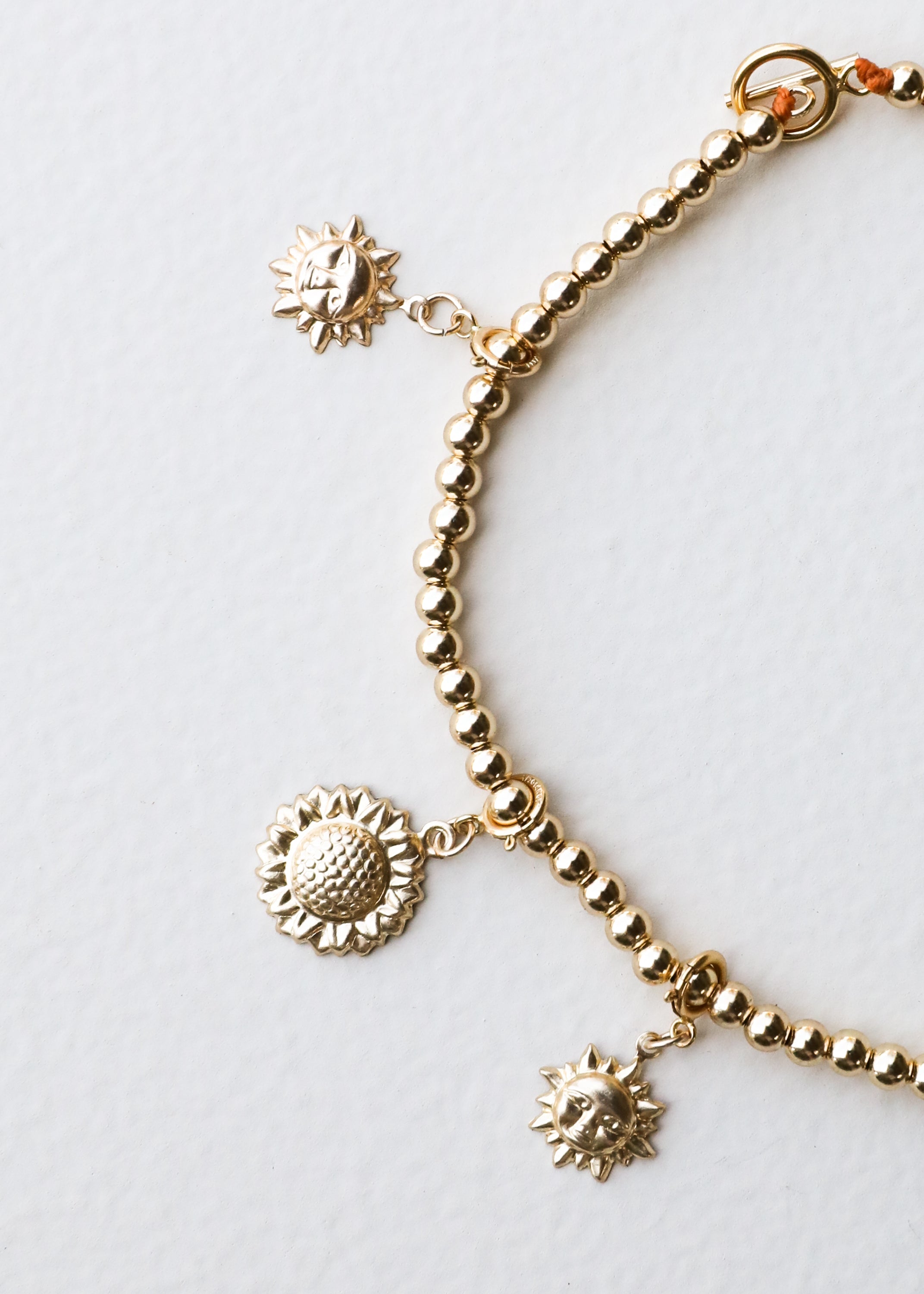 14K Gold-Filled Toggle Bracelet or Anklet