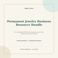 Permanent Jewelry Business Resource Bundle cover