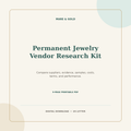 Permanent Jewelry Vendor Research Kit cover
